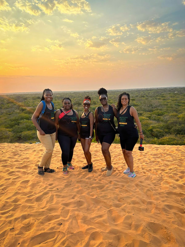 Sunset at the Red Dunes in Mozambique